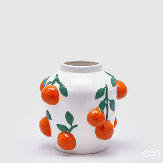 EDG Enzo De Gasperi Vaso Arance in Ceramica H23 Cm