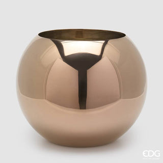 EDG Enzo De Gasperi Vaso Sfera in Acciaio H33xD40 cm