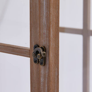 EDG Enzo De Gasperi Set 2 Lanterne Quadrate in Legno