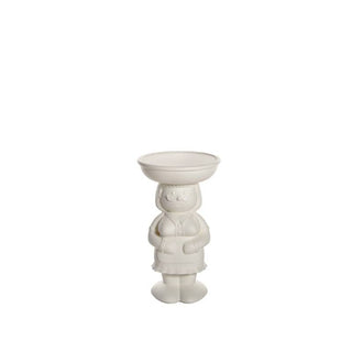 Slide Tavolino Amanda H60 cm Milky White