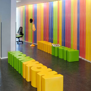Slide Panca WOW 147x43x43 cm Lime Green