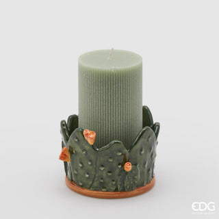EDG Enzo De Gasperi Portacandela Fico d'India H8,05 Cm
