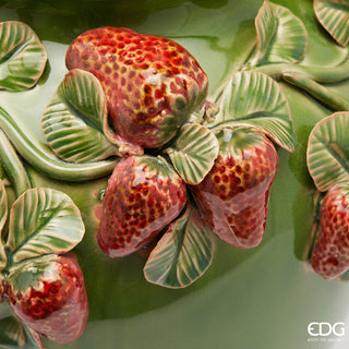 EDG Enzo De Gasperi Vaso Freaky Fragole Anfora H35 Cm In Ceramica