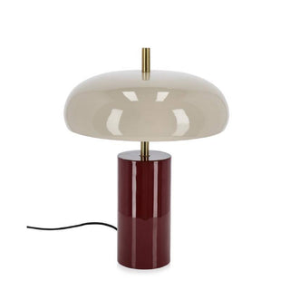 Andrea Bizzotto Lampada da Tavolo Bankers Beige Rosso H40 cm
