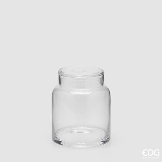 EDG Enzo De Gasperi Contenitore Cilindro H15 Cm in Vetro
