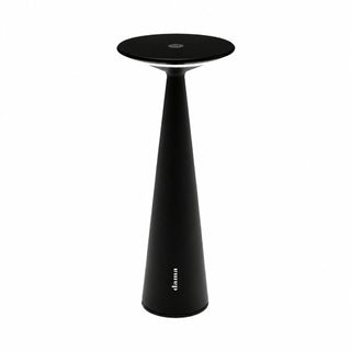 Zafferano Lampada da Tavolo Dama Pro Nero Opaco