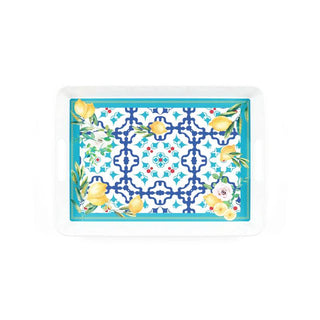 Guzzini Vassoio Rettangolare Flower & Lemon in Melamina