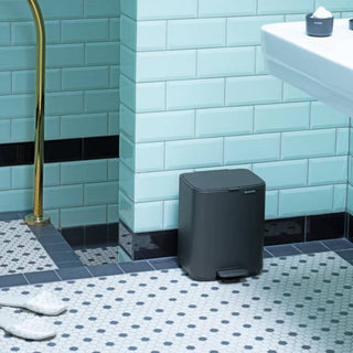 Brabantia Pattumiera a Pedale Bo 7 Litri Mineral Infinite Grey