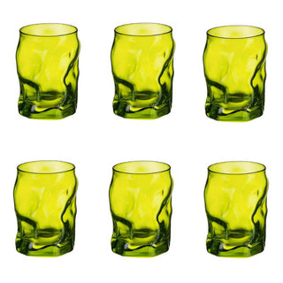 Bormioli Rocco Set 6 bicchieri Acqua Sorgente 30 cl Verde