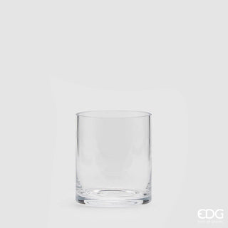 EDG Enzo De Gasperi Vaso Cilindro H20 Cm in Vetro