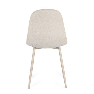 Andrea Bizzotto Sedia da interni New Irelia Tortora e Beige