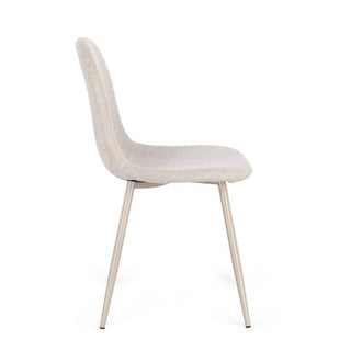 Andrea Bizzotto Sedia da interni New Irelia Tortora e Beige