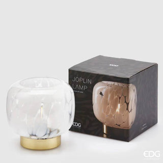 EDG Enzo de Gasperi Lampada Joplin 15 cm Bianca