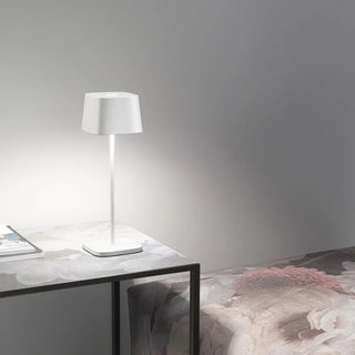 Zafferano Ofelia Pro Lampada da Tavolo Bianco