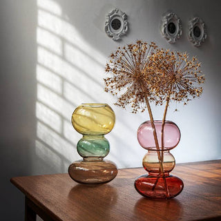 Villa Altachiara Vaso Rainbow Piccolo Tondo 27 cm in Vetro