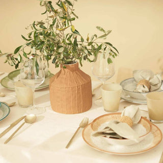 Villa Altachiara Vaso Zafferano H20 cm Caramello