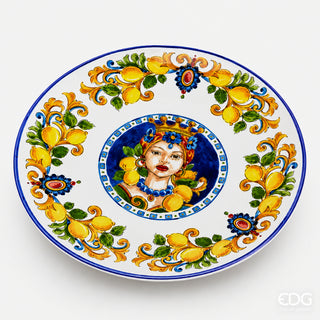 EDG Enzo De Gasperi Piatto Piano Donna Caltagirone D29