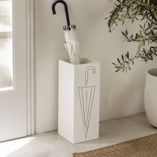 Andrea Bizzotto Portaombrelli Grande Drizzle H49 Cm Bianco