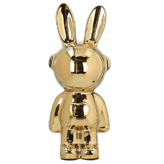 Tognana Salvadanaio Rabbit Oro H28 Cm in Ceramica