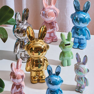 Tognana Salvadanaio Rabbit Oro H28 Cm in Ceramica
