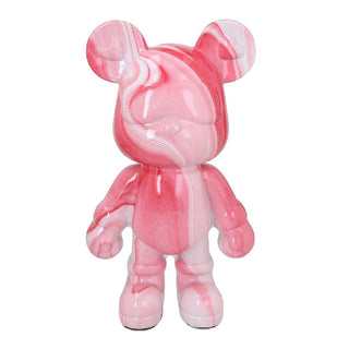 Tognana Salvadanaio Orso Fantasia Rosa H21 Cm in Poliresina