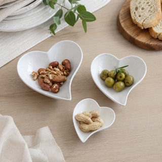 Maxwell & Williams Set 3 Ciotoline Cuore Bianche