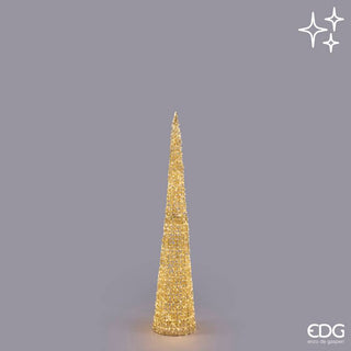 EDG Enzo De Gasperi Decoro Albero Led Curly Cono H150 cm