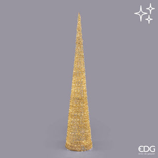 EDG Enzo De Gasperi Decoro Albero Led Curly Cono H210 cm