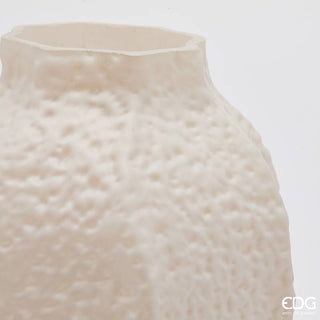 EDG Enzo De Gasperi Vaso Primordial Bombato H30 Avorio