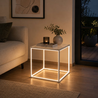 Sompex Delux Lampada da Terra a Led Silver H42 Cm