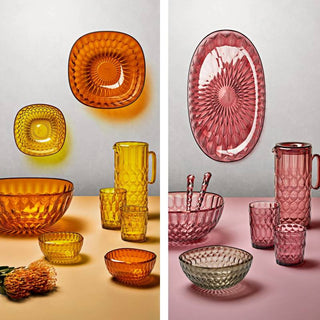 Guzzini Set 6 Bicchieri Acqua Bassi Vanity H8,5x9,2 cm Multicolor