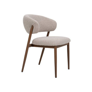 Andrea Bizzotto Sedia da Interni Cassandra Miele e Beige