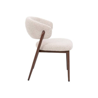 Andrea Bizzotto Sedia da Interni Cassandra Noce e Beige