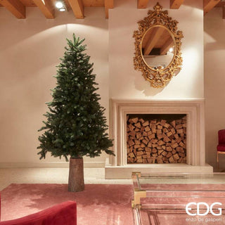 EDG Enzo de Gasperi Offerta Albero di Natale Pino Merano 180 cm + Base Tronco + 500 Miniled + Borsa (Copia)