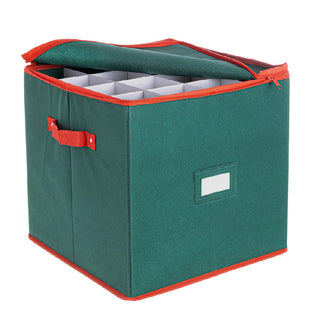 Andrea Bizzotto Contenitore Xsmas Sfere Verde 27 Sfere D10 Cm