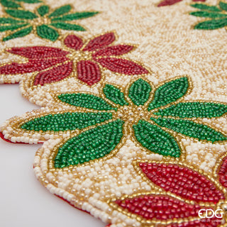 EDG Enzo de Gasperi Runner Stella Natale Rettangolare L92x30 Cm