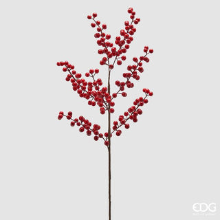 EDG Enzo De Gasperi Ramo Natalizio Ilex Rosso H85 cm