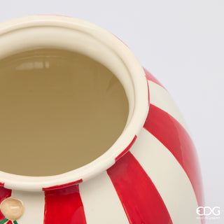 EDG Enzo De Gasperi Vaso Cavallo Giostra Anfora H33 Cm
