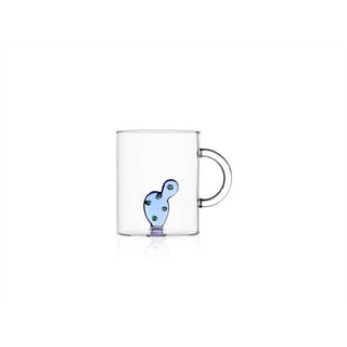 Ichendorf Milano Desert Plants Mug Cactus Blu in Vetro