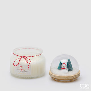 EDG Enzo De Gasperi Candela Cupola con Profumo Muschio Bianco H12,5 Cm