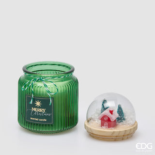 EDG Enzo De Gasperi Candela Cupola con Profumo Biscotti croccanti al cardamomo H15 Cm