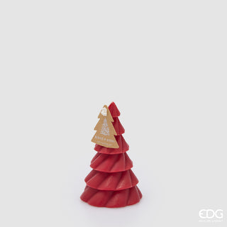 EDG Enzo De Gasperi Candela Pino Strati Rossa H12 Cm