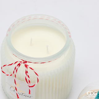 EDG Enzo De Gasperi Candela Cupola con Profumo Muschio Bianco H15 Cm