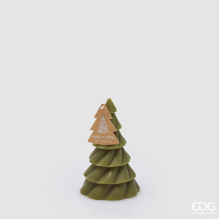 EDG Enzo De Gasperi Candela Pino Strati Verde H12 Cm