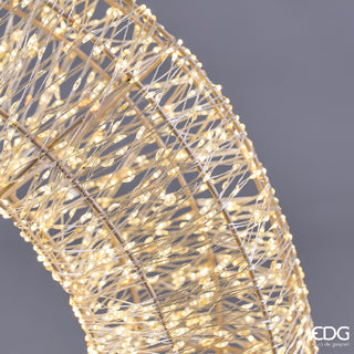 EDG Enzo De Gasperi Corona Led Microled H150 Cm Con Base