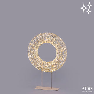 EDG Enzo De Gasperi Corona Led Microled H100 Cm con Base