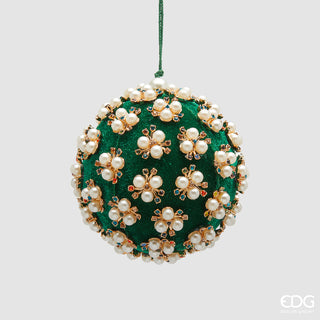 EDG Enzo De Gasperi Elizabeth Green Christmas Ball D10 cm