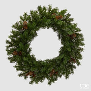 EDG Enzo De Gasperi Corona Pino con Pigne D60 cm