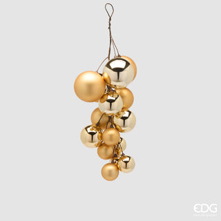 EDG Enzo De Gasperi Addobbo Grappolo 15 Pz Oro
