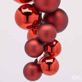 EDG Enzo De Gasperi Addobbo Grappolo 15 Pz Burgundy